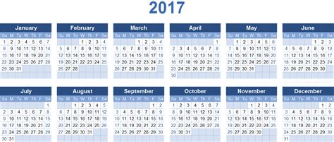 2017 Calendar Png 2017 Calendar Png Format Clip Art Library