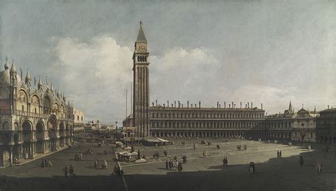 Piazza San Marco Venedig C 1740 Von Bernardo Bellotto