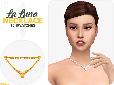 La Luna A Sims 4 Cc Necklace
