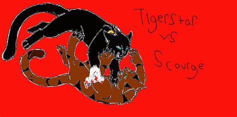 Warrior Cats Tigerstar Vs Scourge By Goldminetawny On Deviantart