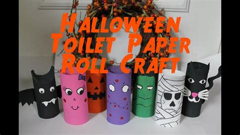DIY Halloween Decorations : Recycled Toilet Paper Roll Craft