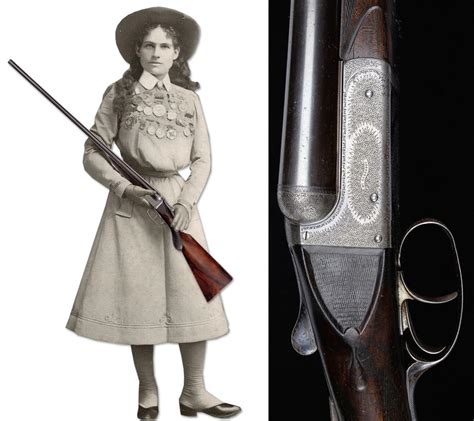 annie oakley s circa 1893 shotgun hits target and then some collectibles