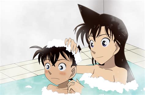 Conan And Ran In The Bath By Chenchiz On Deviantart