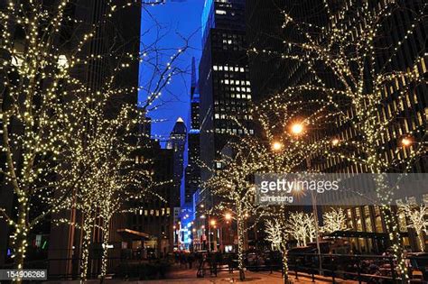 New York City Holiday Lights Photos And Premium High Res Pictures