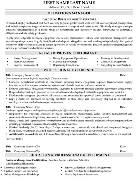 What logistics manager resume include? Logistics Support Manager Resume Sample & Template