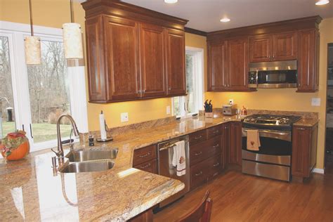 Then you should roughen up the stained exteriors. Granite countertop fantastic cherry kitchen cabinets with countertops finish peel and stick ...