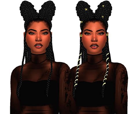 Ebonix With Images Sims 4 Afro Hair Sims 4 Sims Hair