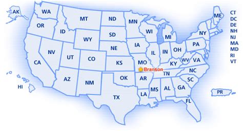Maps United States Map Missouri