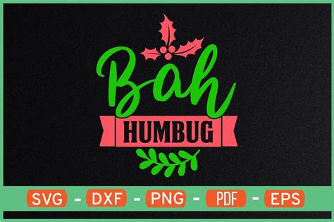 Bah Humbug T Shirt Design Graphic By Ijdesignerbd777 · Creative Fabrica
