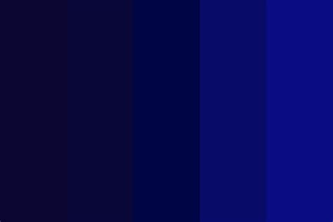 Deep Blue Tones Color Palette