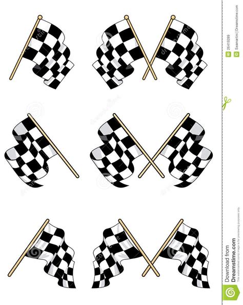 Checkered Flags Set Stock Vector Small Tattoos Simple Checkered Flag Small Matching Tattoos