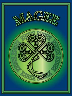 Kelly family crest / coat of arms from www.4crests.com #coatofarms #familycrest #familycrests #coatsofarms #heraldry. History of the surmane Magee/McGhee