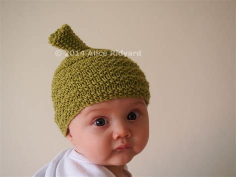Gumnut Baby Hat Pattern Pixie Hat Pattern Pdf Knit Pattern Newborn Hat
