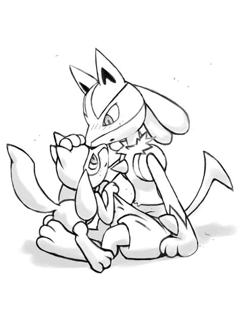 Lucario Coloring Pages Free Printable Lucario Coloring Pages