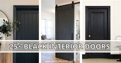 25 Black Interior Doors That Add A Bold Statement Nikkis Plate