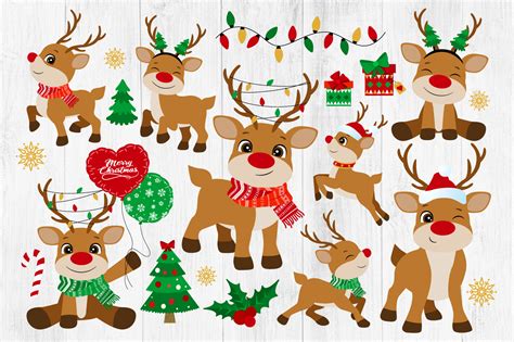 Christmas Reindeer Clipart Reindeer Clipart Christmas Clipart Png By Twingenuity Graphics