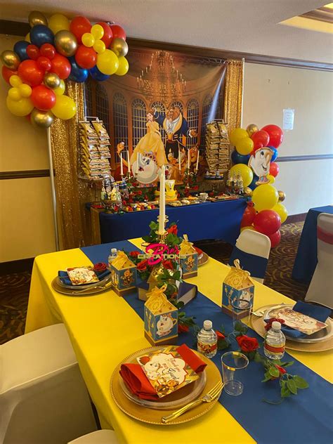 Beauty And The Beast Birthday Party Ideas Photo 2 Of 26 Catch My Party