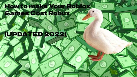 How To Make Your Roblox Games Cost Robux Updated 2022 Youtube