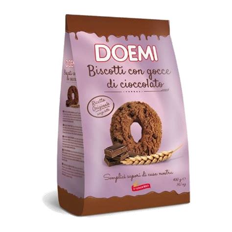 Cioccolata in tazza al latte di cocco, arancia e cannella. Biscotti con Gocce di Cioccolato Senza Latte Doemi - 400gr ...