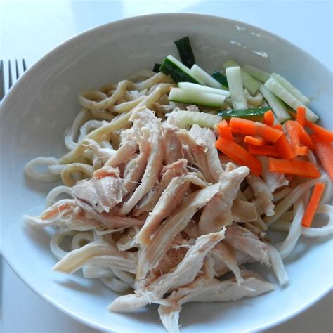 Think chicken breast is boring? Chicken and Cold Noodles with Spicy Sauce | Recipe | Spicy ...