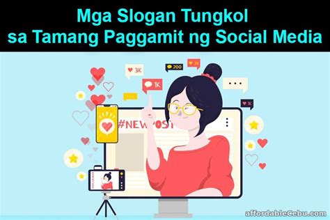 Mga Slogan Tungkol Sa Tamang Paggamit Ng Social Media Literature