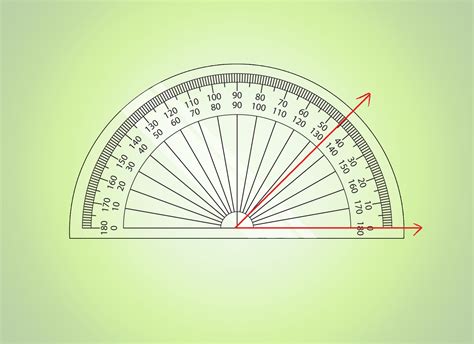 How To Make Angles In Math Using A Protractor 13 Steps