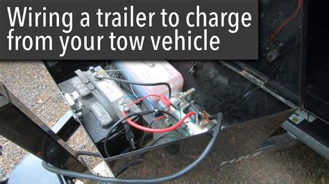 Sep 08, 2020 · pull the tow vehicle forward slowly until the strap is tight. Wiring a trailer to charge off the tow vehicle - YouTube