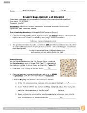 Place the four images from the cell cycle in the correct chronological order. Copy_of_CELL_DIVISION_GIZMO_ASSIGNMENT - CELL DIVISION GIZMO ASSIGNMENT SNC 2D PART A PRIOR ...