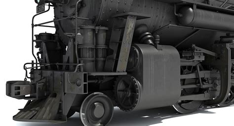 3d Model Steam Locomotive Modeled