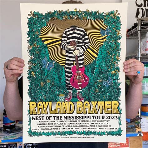 Rayland Baxter Tour Poster This Old Engine