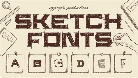 65 Best Sketch Fonts Free Premium 2024 Hyperpix