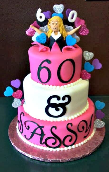 We also do very simple but delicious birthday cakes for adults. 60th Birthday Cake Ideas - Crafty Morning