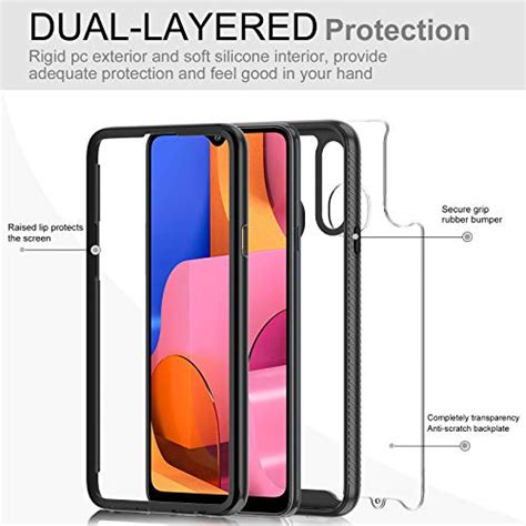 Samsung Galaxy A20s Case Galaxy A20s Case With 2 Tempered Glass Screen