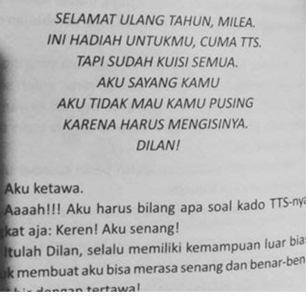 Angin untuk meniup rambutmu, aku. 30 Quotes Novel Dilan Yang Bikin Kamu Senyum Senyum ...