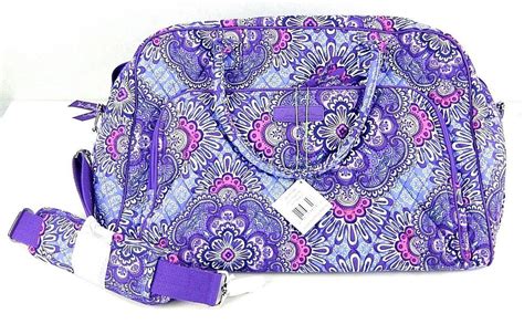 Vera Bradley Weekender Travel Bag Lilac Tapestry Carryon Compliant