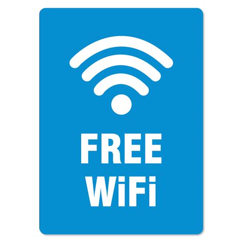 Free WiFi Sign | The Signmaker