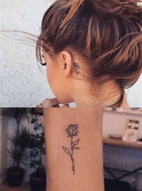 Ever Beautiful Rose Flower Tattoo Placement For Women To Look Cute