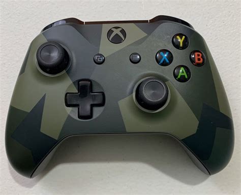 Xbox One Controller Green Camo On Mercari Xbox One Controller Xbox