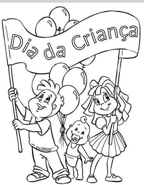 150 Desenhos Para Colorir Do Dia Das Crianças Pedagogicos