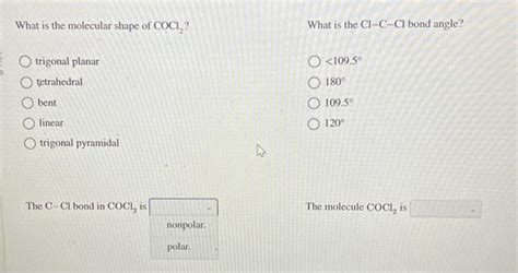 Solved Draw The Lewis Structure For Mathrm COCl 2 Chegg Com