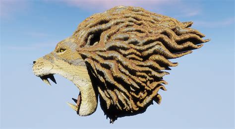 I Made A Lion Head In Minecraft Ifttt2t2cqhs Check Out