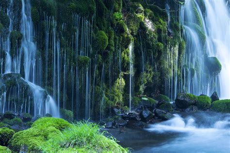 Waterfall Moss Nature River Wallpaper 5423x3615 632980 Wallpaperup