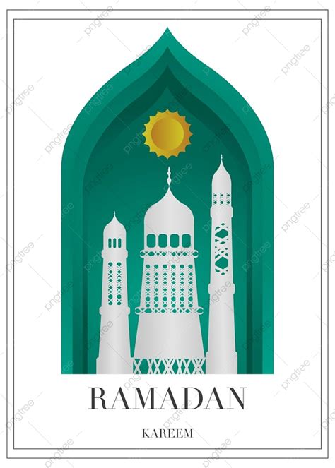Vector Ramadan Kareem Card Poster Template Download On Pngtree
