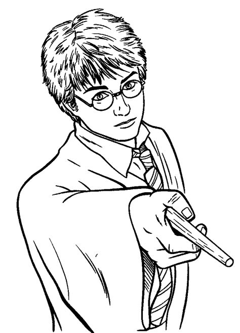 Harry potter coloring pages will be liked by your child or student because it is designed specifically for them. Free Printable Harry Potter Coloring Pages For Kids