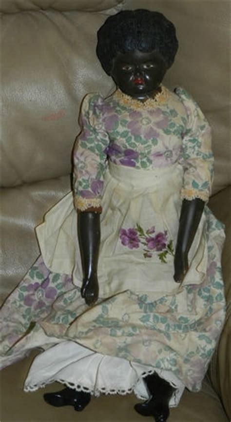 antique african american porcelain doll beautiful black doll bisque late 1800s 1 000 00