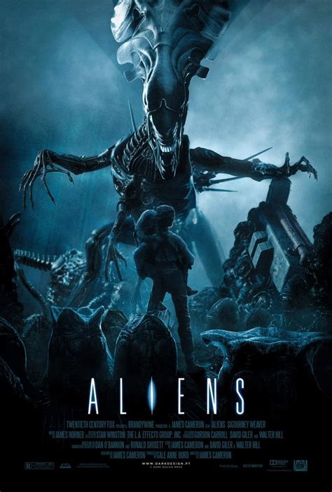 Aliens Alternate Movie Poster By Nuno Sarnadas Película De