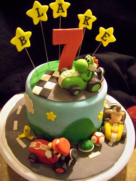 Mario Kart Birthday Cake
