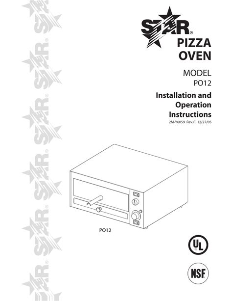 Star Po12 Installation And Operation Instructions Manual Pdf Download