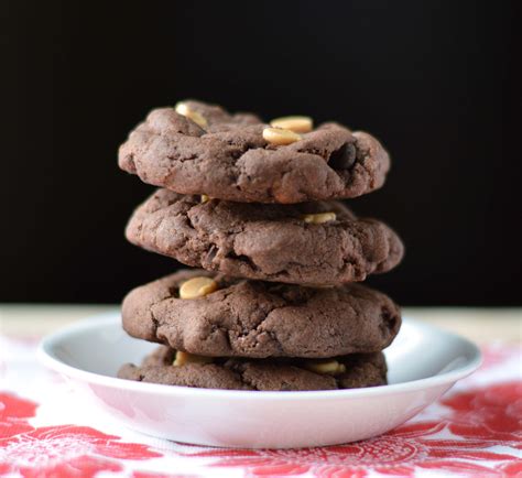The cocoa powder in the cookie dough adds a rich, deep chocolate flavor which helps balance the sweetness as well. Double chocolate peanut butter chip cookies - Friday is ...