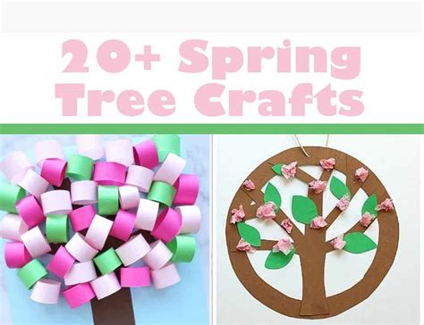 Spring Tree Craft 20 Plus Kids Crafts A Crafty Life